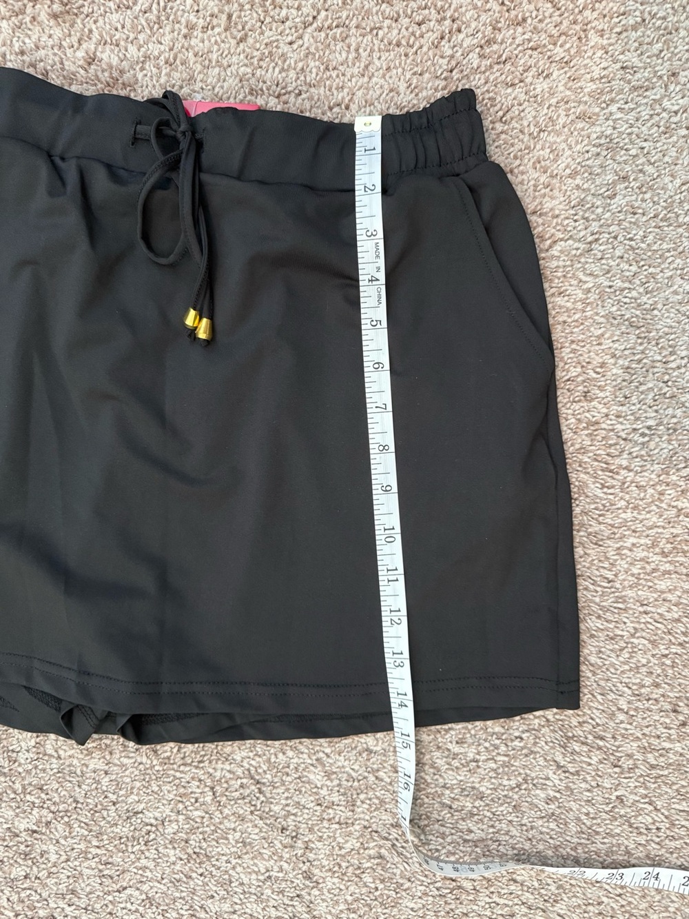 Jess Lea Black Drawstring Pull-On Skort - Picture 6 of 7